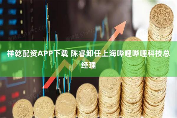 祥乾配资APP下载 陈睿卸任上海哔哩哔哩科技总经理